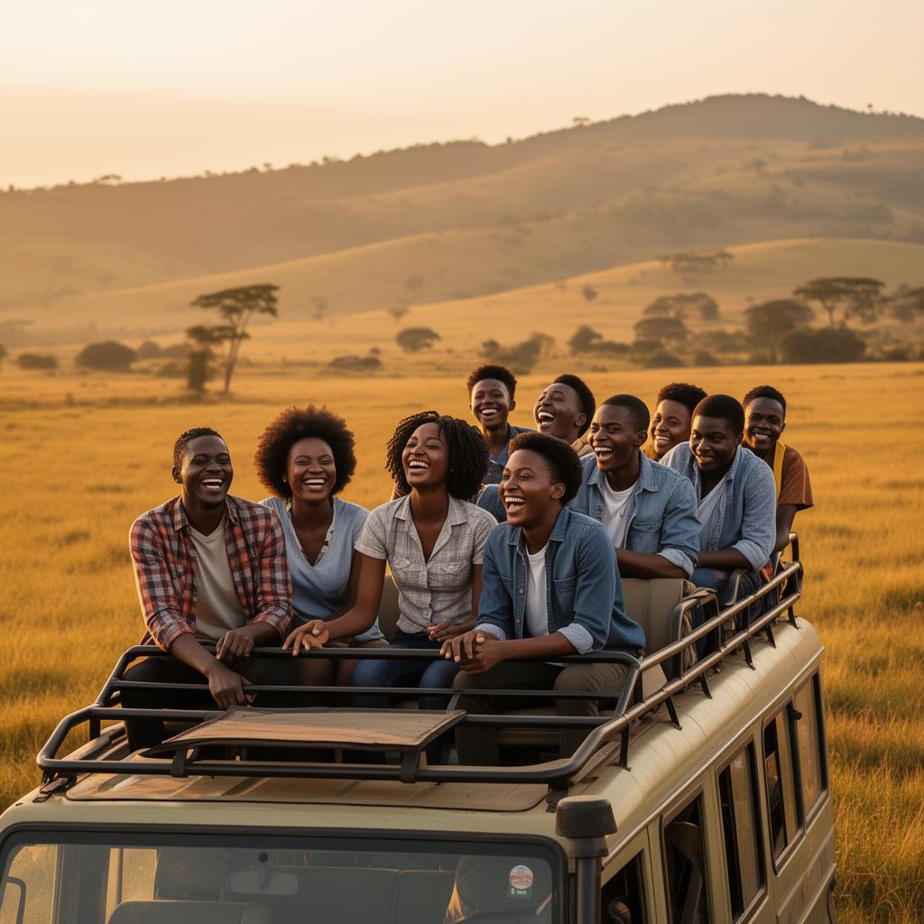 Students exploring East Africa